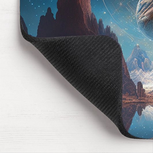 Landschap Cosmic Fantasy Muismat (Hoek)