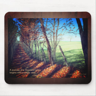 landschap "Country Road" Fine Art Landscape Muismat