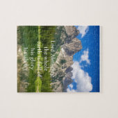 Landschap De hele aarde is vol van zijn glorie Legpuzzel (Horizontaal)