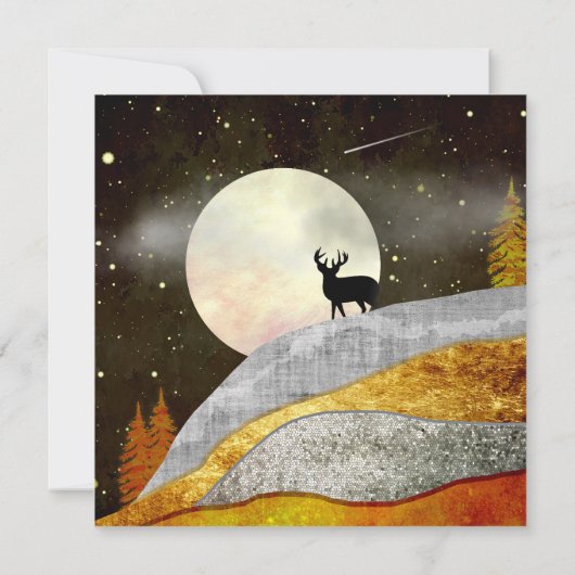 Landschap Deer Moon (Achterkant)