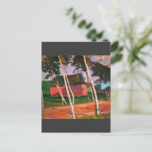 Landschap door Paula Modersohn-Becker Briefkaart (Staand voorkant)