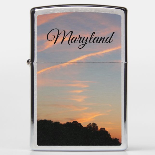 Landschap Elkridge Sunset Maryland (Voorkant)