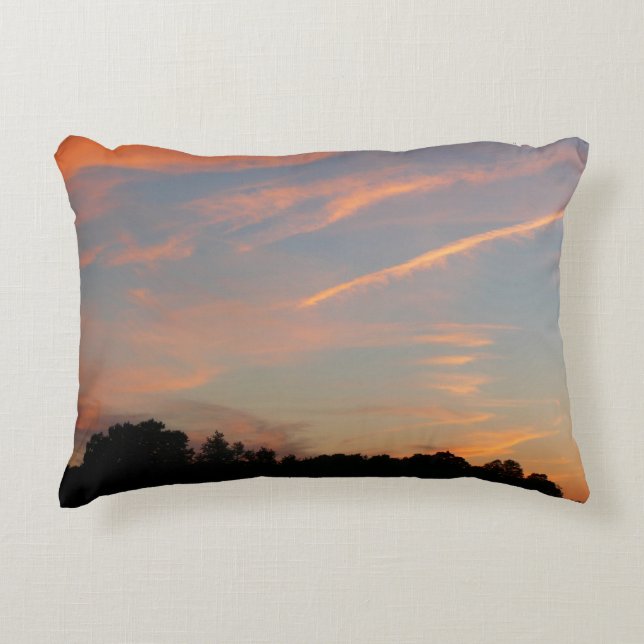 Landschap Elkridge Sunset Maryland Decoratief Kussen (Voorkant)