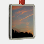 Landschap Elkridge Sunset Maryland Metalen Ornament (Rechts)