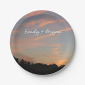 Landschap Elkridge Sunset Maryland Papieren Bordje (Voorkant)