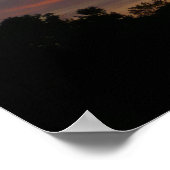 Landschap Elkridge Sunset Maryland Poster (Hoek)