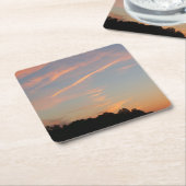 Landschap Elkridge Sunset Maryland Vierkante Kartonnen Onderzetter (Schuin)