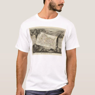 Landschap en steden t-shirt