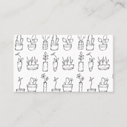 Landschap- en tuinbouwservices/Vloeiende winkels Visitekaartje (Voorkant)