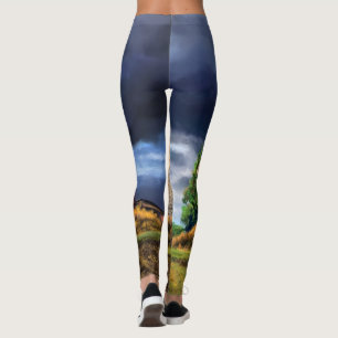 Landschap en weer in Nederland - Tekening Leggings