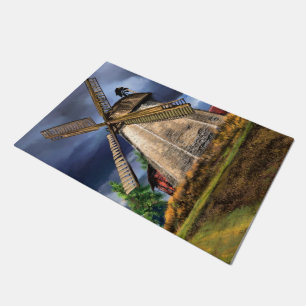 Landschap en weersomstandigheden in Nederland Deurmat