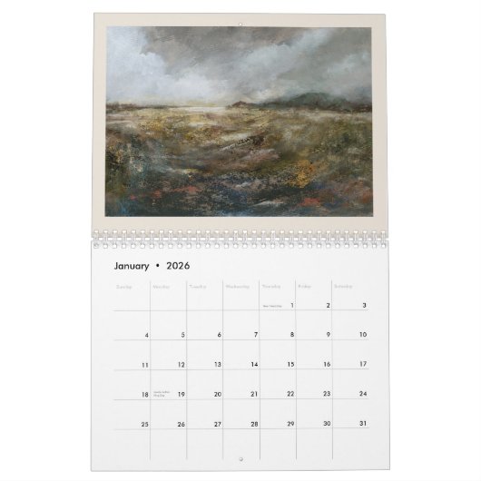Landschap Fine Art Schilderij 2024 Kalender (Jan 2026)