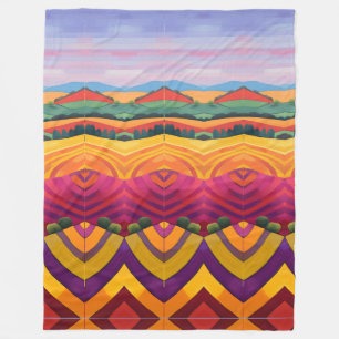 Landschap Fleece Deken
