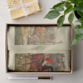 Landschap Fox Hunter Ephemera Decoupage Tissuepapier (Geschenk)
