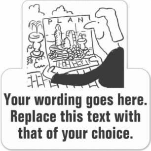 Landschap Gardening Promotie Sticker