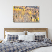 Landschap Geel Sinaasappel Alaska Herfst Canvas Pr Afdruk (Insitu (Slaapkamer))