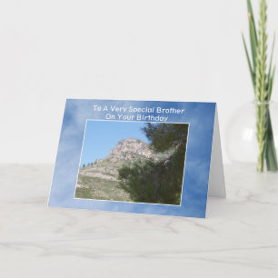 Landschap Gepersonaliseerde Brother Birthday Kaart