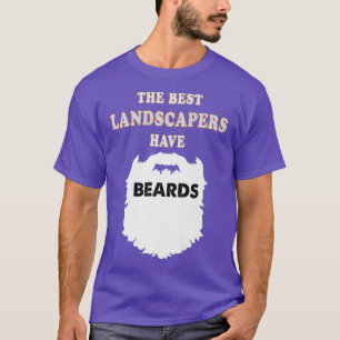 Landschap geschenken baarden snorren voor mannen t-shirt