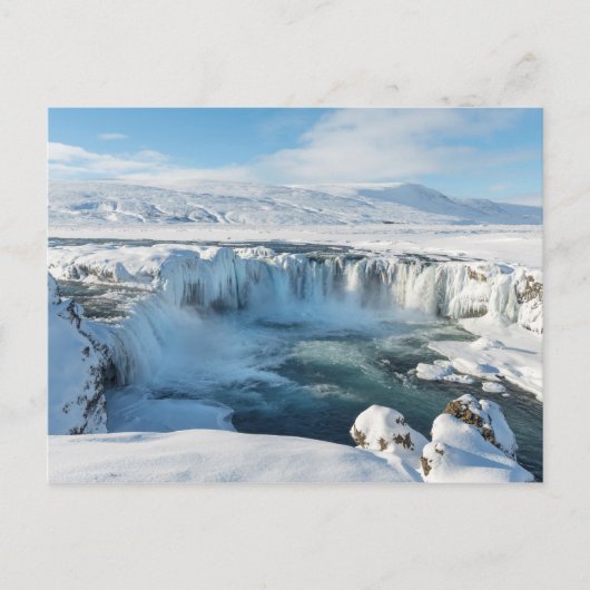 Landschap Godafoss Waterfall Briefkaart (Voorkant)
