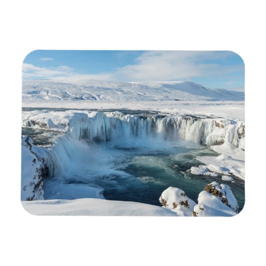 Landschap Godafoss Waterfall Magneet (Horizontaal)