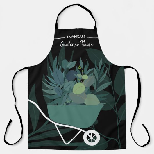 Landschap grasmaaigolf schort (Voorkant)