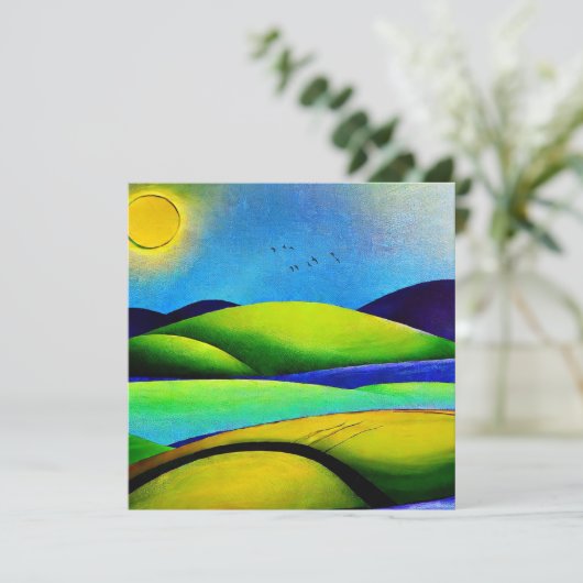 Landschap Green Hills (Staand voorkant)