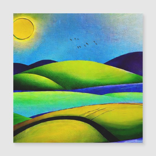 Landschap Green Hills (Voorkant)