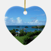 Landschap Grenada Keramisch Ornament (Achterkant)