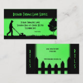 Landschap Groen Visitekaartje van de Dienst (Voorkant / Achterkant)