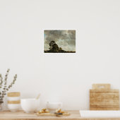 Landschap Hampstead, Tree and Storm Clouds, c.1 Poster (Keuken)