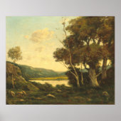 Landschap - Henri-Joseph Harpignie Fine Art Poster (Voorkant)