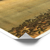 Landschap Hiroshige Poster (Hoek)