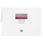 Landschap Horizon Red en Yellow Waterverf (Achterkant Horizontaal)