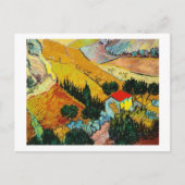 Landschap House en Plowman Vincent Van Gogh Briefkaart (Voorkant)