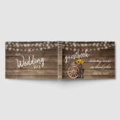 Landschap Houtsvat met zonnebloemen Gastenboek (Volledig)