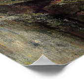  landschap in berggebied Rustic Muted Poster (Hoek)