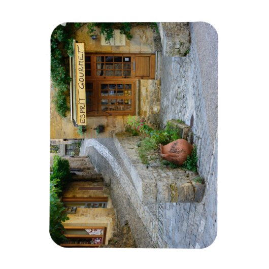 Landschap in Dordogne, Frankrijk rechthoekige magn Magneet (Verticaal)