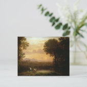Landschap in Dusk Briefkaart (Staand voorkant)