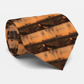 Landschap in Dusk door Vincent van Gogh Stropdas (Opgerold)