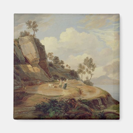 Landschap in Italië Magneet (Voorkant)