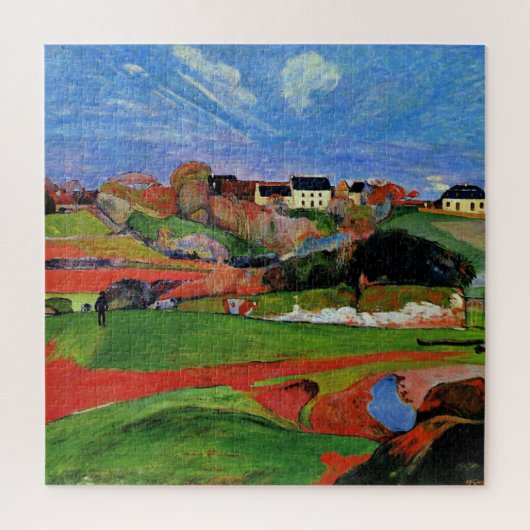 Landschap in Le Pouldu Legpuzzel (Verticaal)