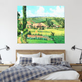 Landschap in Les Patis, Pontoise, beroemd schilder Canvas Afdruk (Insitu (Slaapkamer))