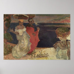 Landschap in Martinique Poster