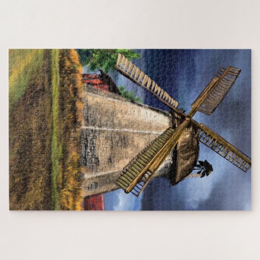 Landschap in Nederland Jigzaag Puzzle Legpuzzel (Horizontaal)