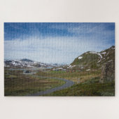 Landschap in Noorwegen op afstand Legpuzzel (Horizontaal)