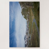 Landschap in Noorwegen op afstand Legpuzzel (Verticaal)