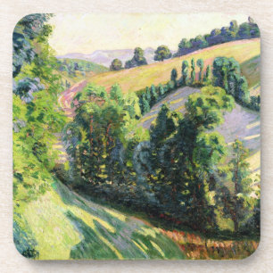 Landschap in Pontgibaud, c.1895 (olie op het canva Onderzetter