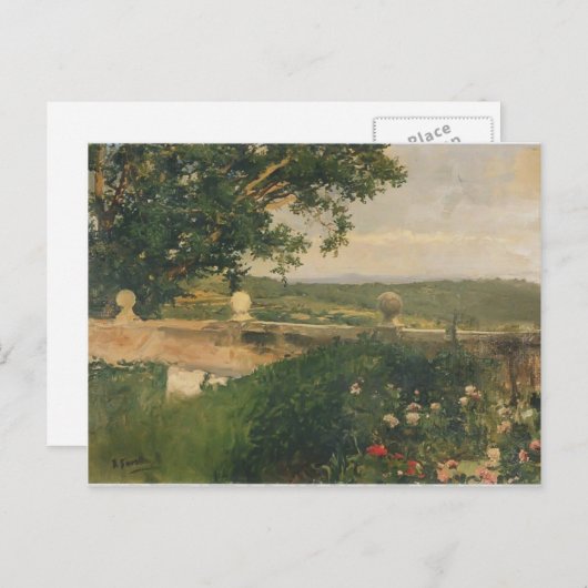 Landschap Joaquín Sorolla- Valencia Briefkaart (Voorkant / Achterkant)