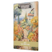 Landschap klein dorp klembord (Links)