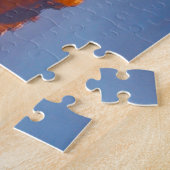 Landschap Lake Matheson, Mount Cook berg Legpuzzel (Zijkant)